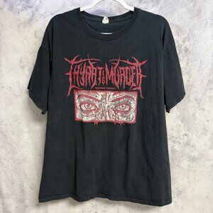 Thy Art is Murder Band T Shirt Mens XL Australian Deathcore Black Short Sleeve